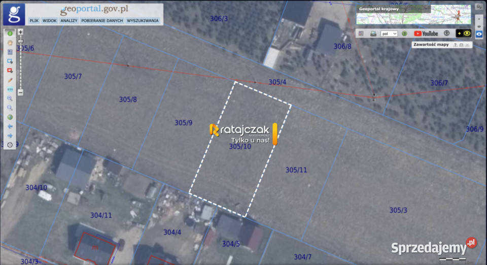 Działka 1096m2 Domatówko Słoneczna