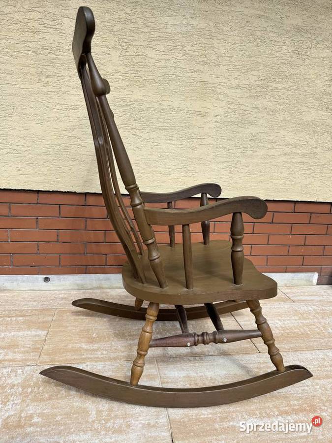 Fotel bujany bujak na biegunach prl retro sprzedam