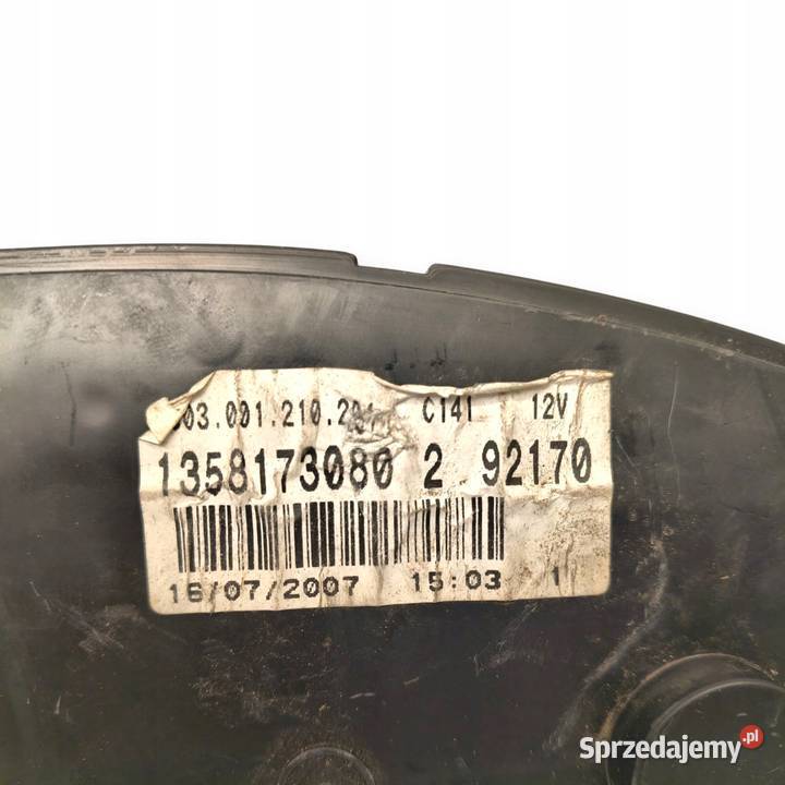LICZNIK ZEGARY 1358173080 Fiat Ducato Boxer Chełm