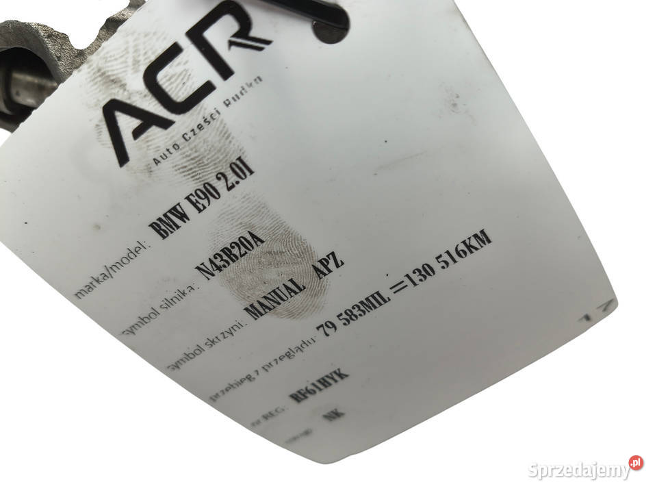 ROZRUSZNIK BMW E90 E87 E60 20i N43B20A 7589352 osobowe Chełm