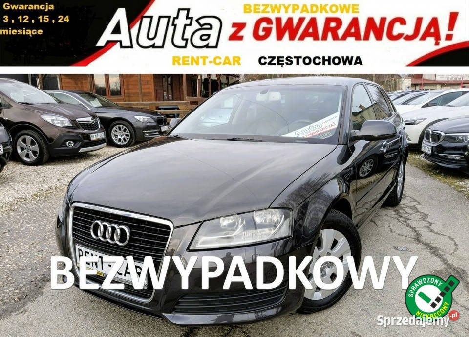 Audi A3 Sportback 16TDi105OPŁACONYBezwypadkowy gniazdo AUX śląskie Częstochowa