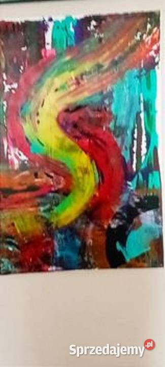 Abstrakcja kolorowa łódzkie Łódź sprzedam