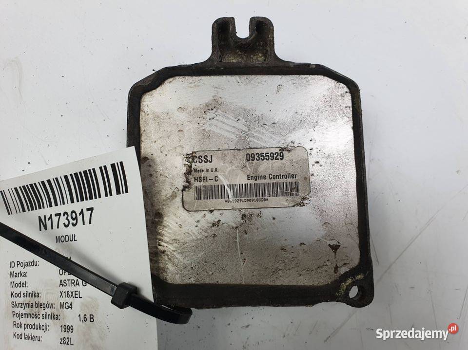 MODUŁ OPEL ASTRA G 09355929 Lipno