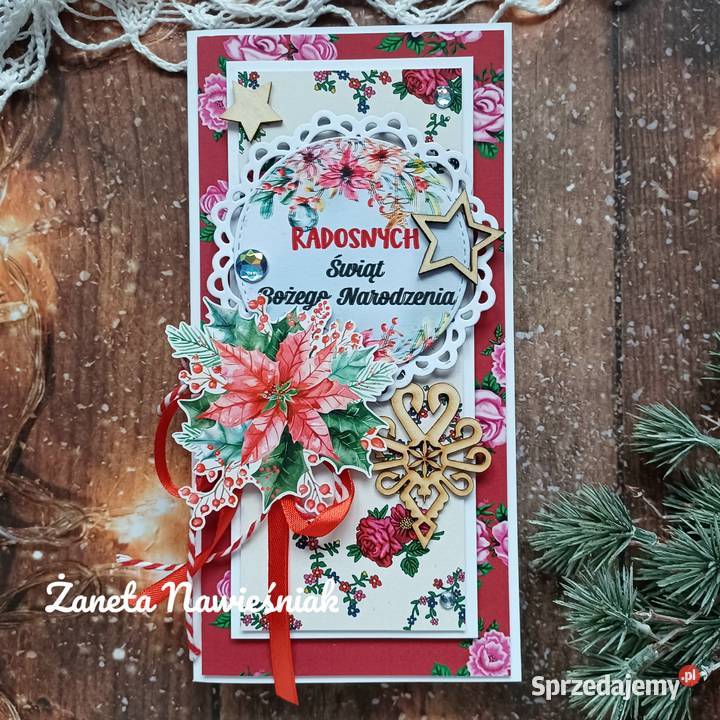 Kartki świąteczne z kopertą góralskie Boże Mszana Dolna sprzedam