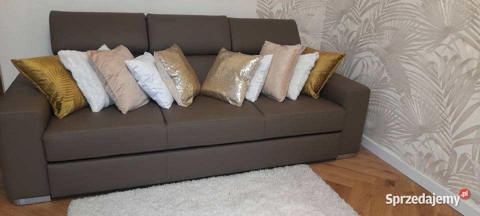 Kanapa skóra naturalna 3 osobowa NOWA Kraków