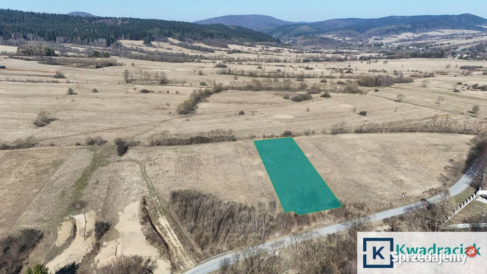 Sprzedaż gruntu Jaśliska 3091m2 42zł/m2 Sprzedaż