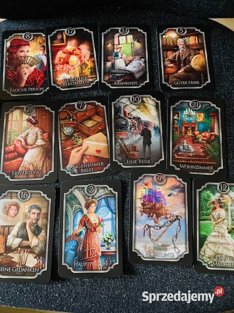 Fin De Siecle Kipper karty wyrocznia Lenormand Warszawa