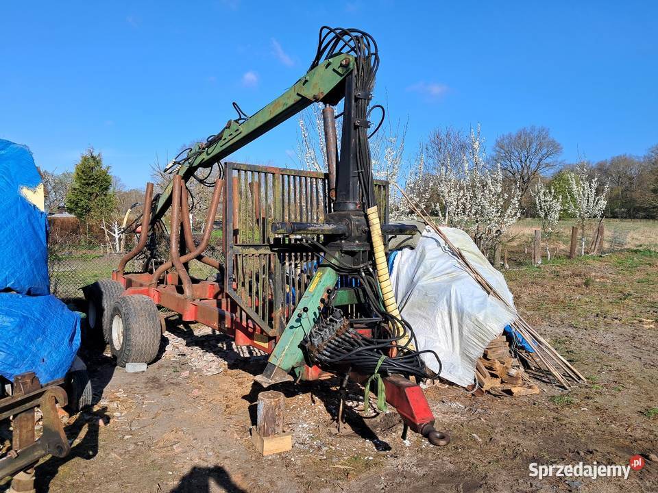 przyczepa leśna more maskiner SF 105 Płoty