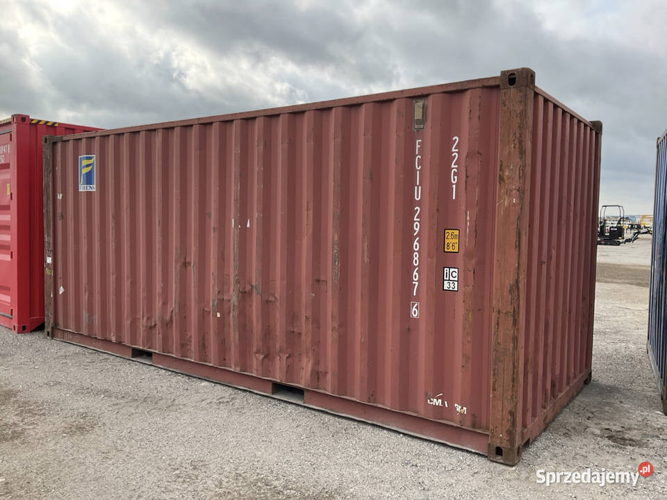 Kontener morski magazynowy 20DV 6 metrowy sprzedam