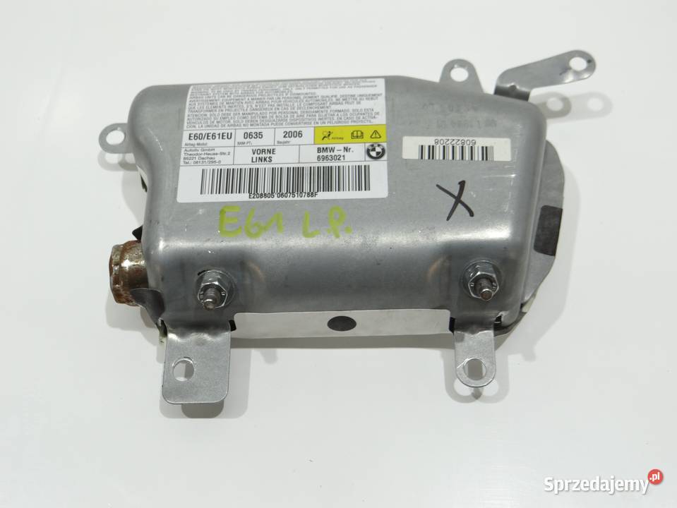 PODUSZKA AIRBAG DRZWI LEWY PRZÓD BMW E60 E61 LCI Poduszki powietrzne lubelskie Strzyżewice