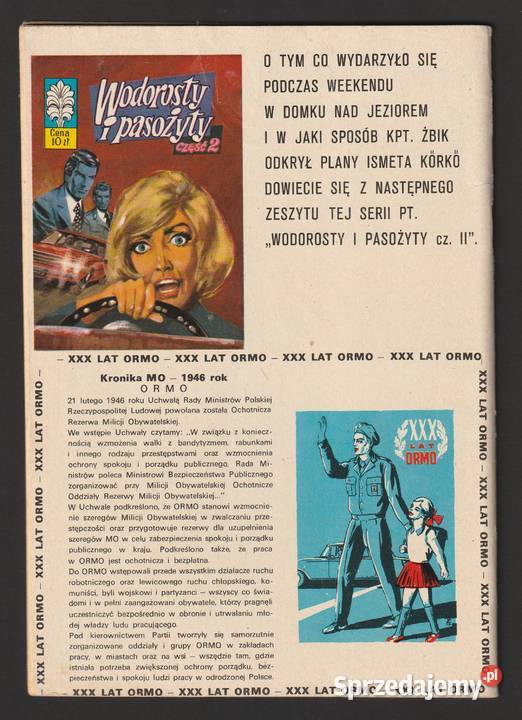 KAPITAN ŻBIK WODOROSTY I PASOŻYTY CZ 1 1976