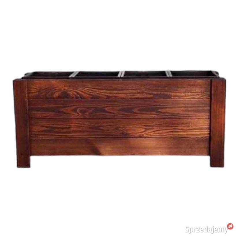 Donica Drewniana Lakierowana W4D4 wkłady Lelów