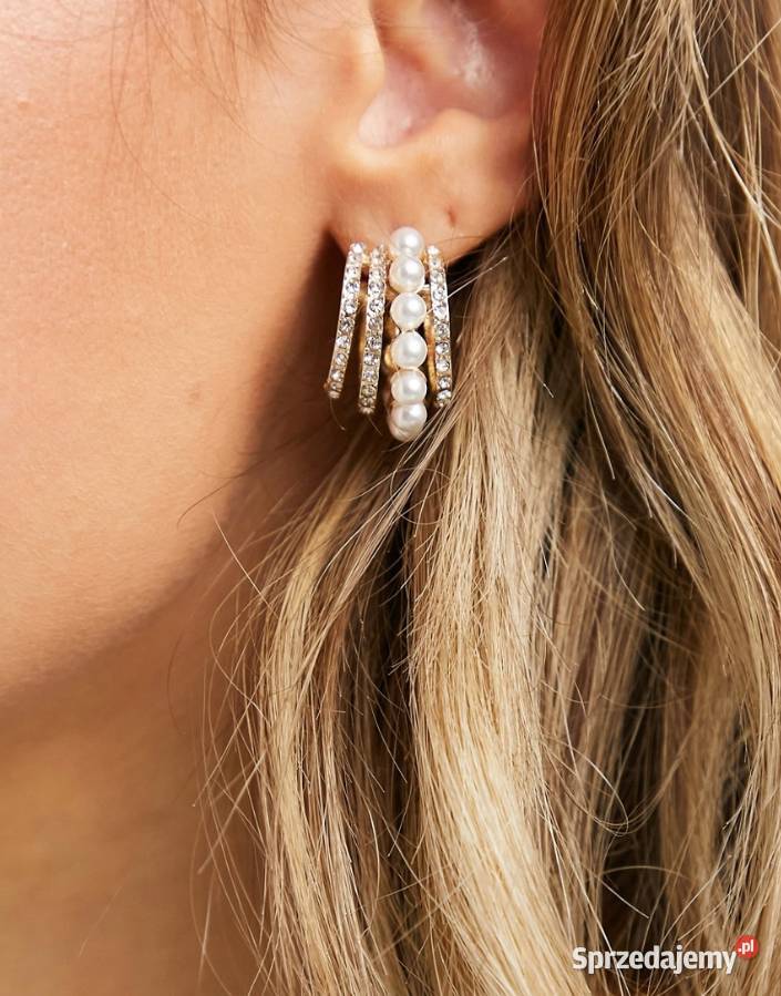 ASOS Bogato zdobione kolczyki wieczorowe z Kraków