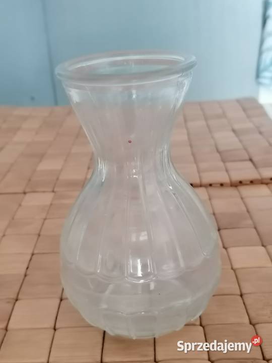 Mały szklany wazonik z lat 7080 Kraków sprzedam