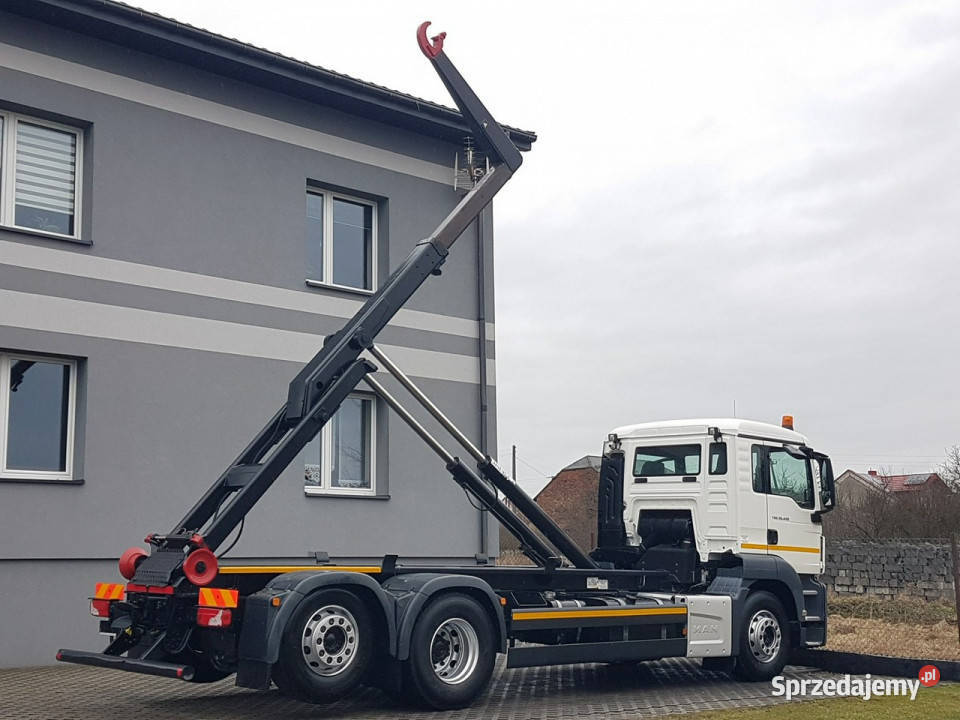 MAN TGS 26420 E6 HAKOWIEC HS20 6x2 3OSIE KLIMA elektryczne lusterka Poręba
