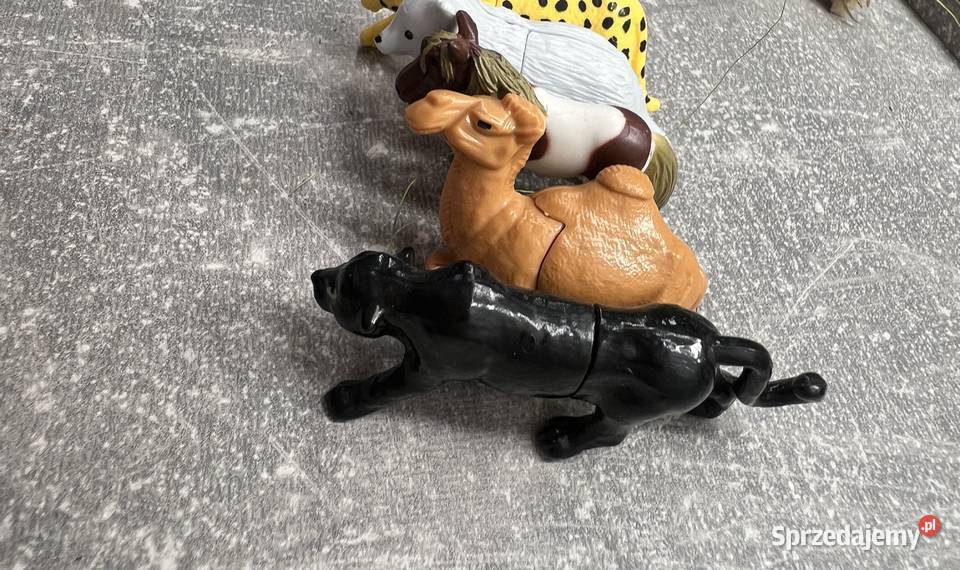 Zestaw 5 figurek figur zwierząt zwierzątek Jasło