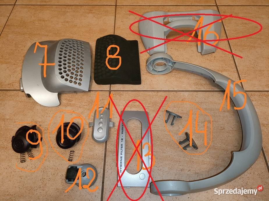 NA CZĘŚCI Electrolux Classic Silence ZCS2240VEL Bielsko-Biała