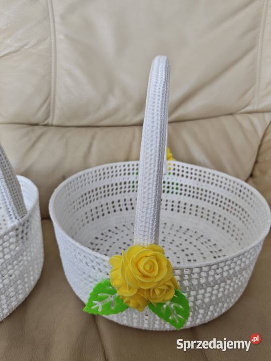 Wielkanocny koszyk biały Dębica sprzedam