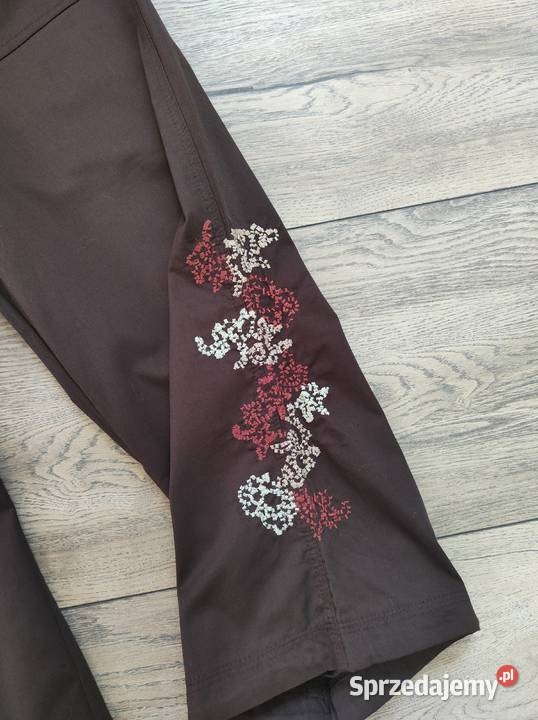 MATERIAŁOWE RYBACZKI SPODNIE NOWE Cargo Vintage Jasło