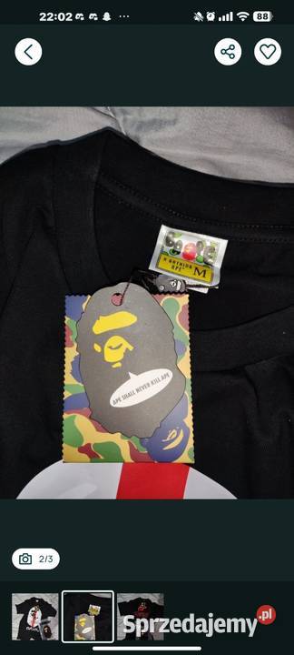 Koszulka Bape Gt Academy rozmiar M podkarpackie Jarosław
