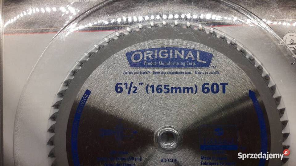 Piły tarczowe NOWE do aluminium 165 mm z 60 Głuchołazy sprzedam