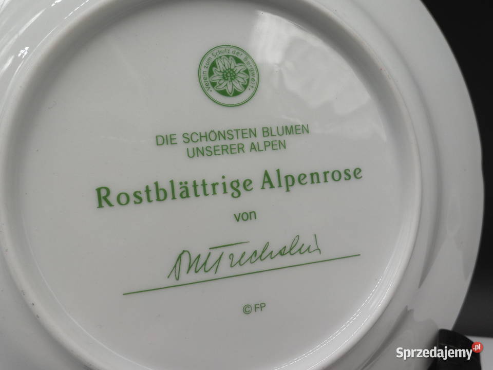 Zestaw śniadaniowy trio z kolekcji Alpine Flower Antyki, Sztuka, Kolekcje wielkopolskie