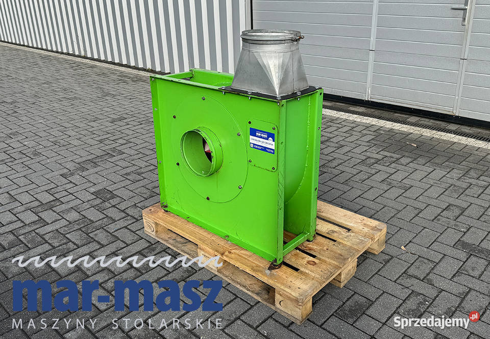 Wentylator TYWENT do odciągu trocin wyciąg 75kW pomorskie Sierakowska Huta