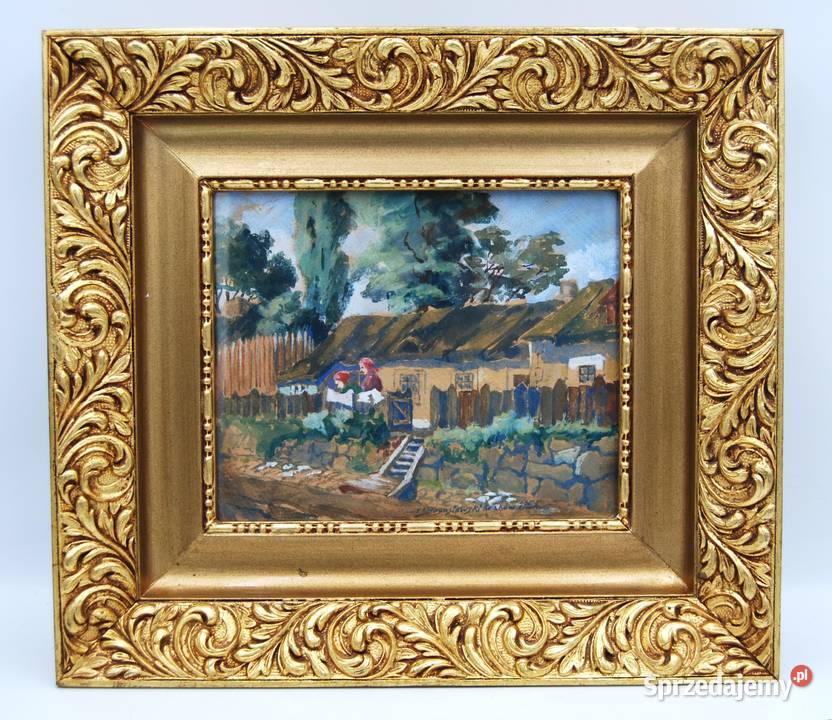Stanisław BOGUSŁAWSKI 18931964 obraz Scena Poznań