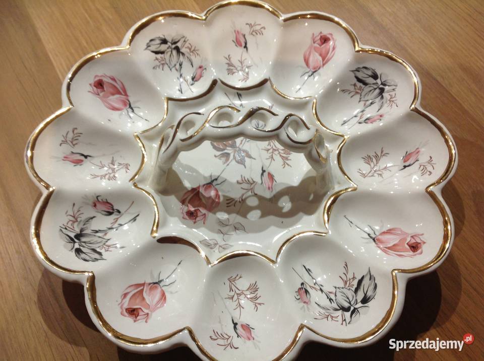 Porcelanowa Patera na Jajka Patery lubuskie Nowa Sól sprzedam