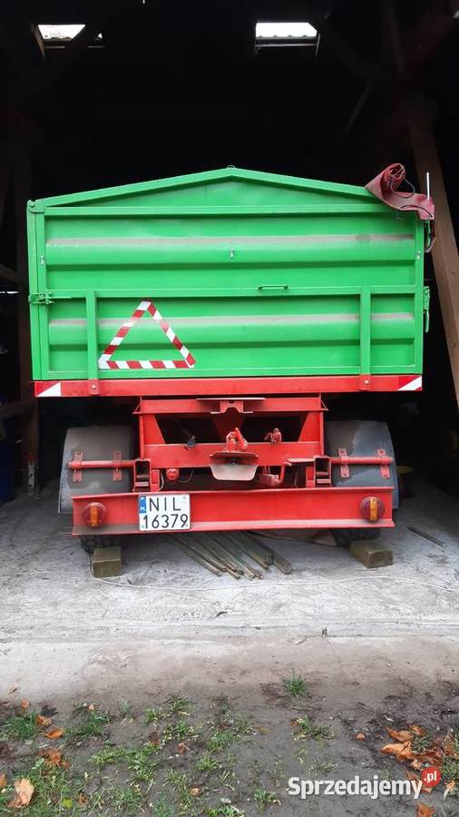 Przyczepa wywrotka HL 6011 IFA 8011 8 ton nieuszkodzony Iława