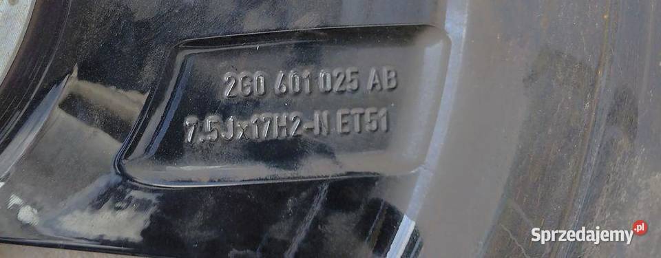 VW POLO 2G0 GTI FELGA ALUMINIOWA 18 75JX17 ET51 zachodniopomorskie