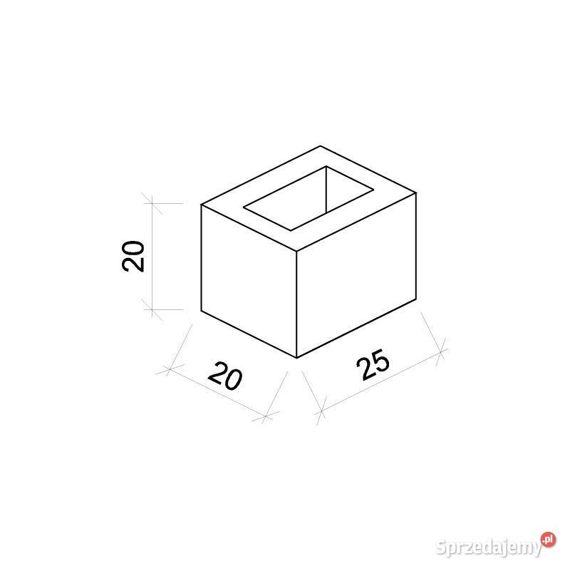 Bloczki gładkie ogrodzeniowe ROYAL KOST BET Straszyn