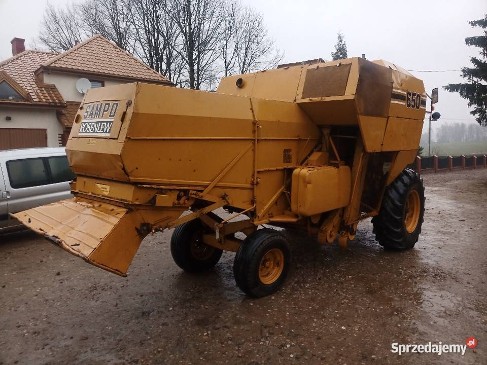 Kombajn Sampo 650 z kabiną Massey MF Czernice Borowe