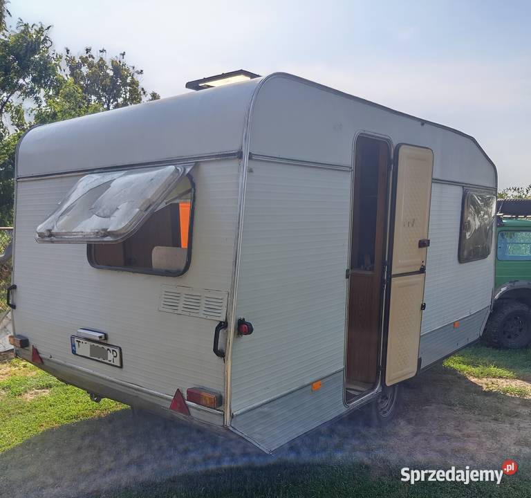 Przyczepka kempingowa na działkę budowę Caravelair Stare Faszczyce sprzedam