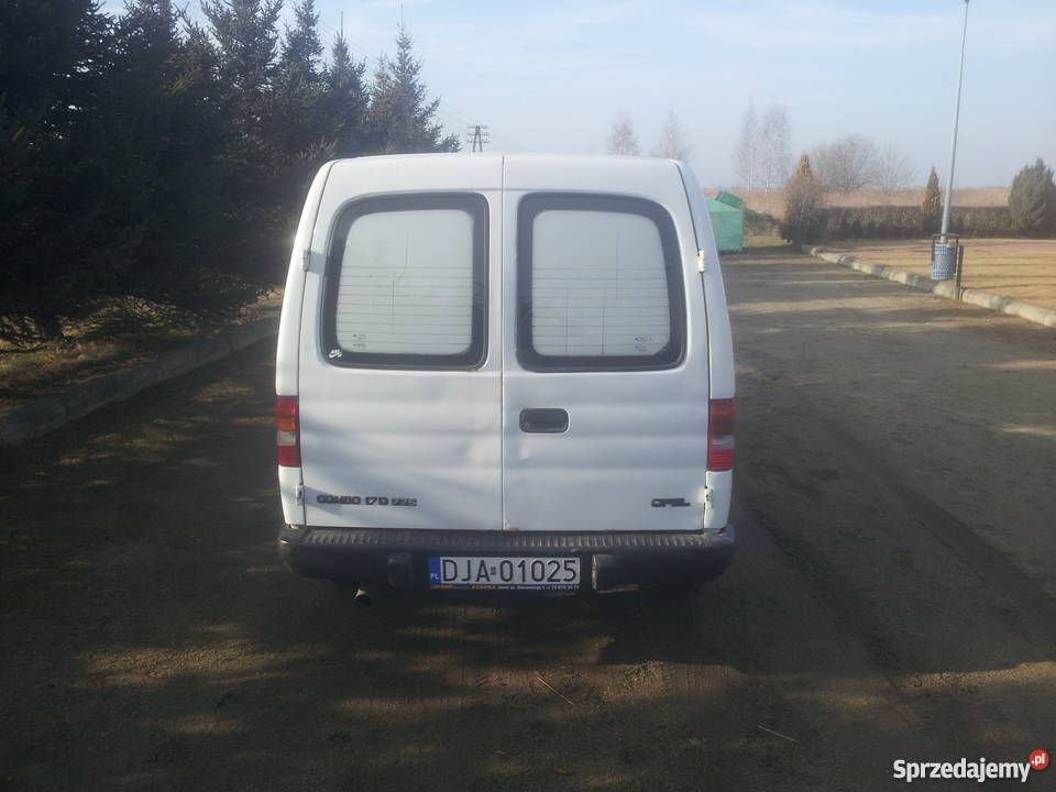 Opel Combo B 17 diesel isuzu 95r zarejestrowany biały dolnośląskie Jawor