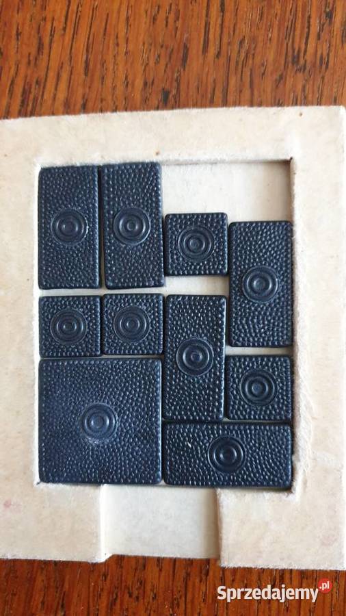 Miniaturowa gra układanka z kostek PRL Poznań