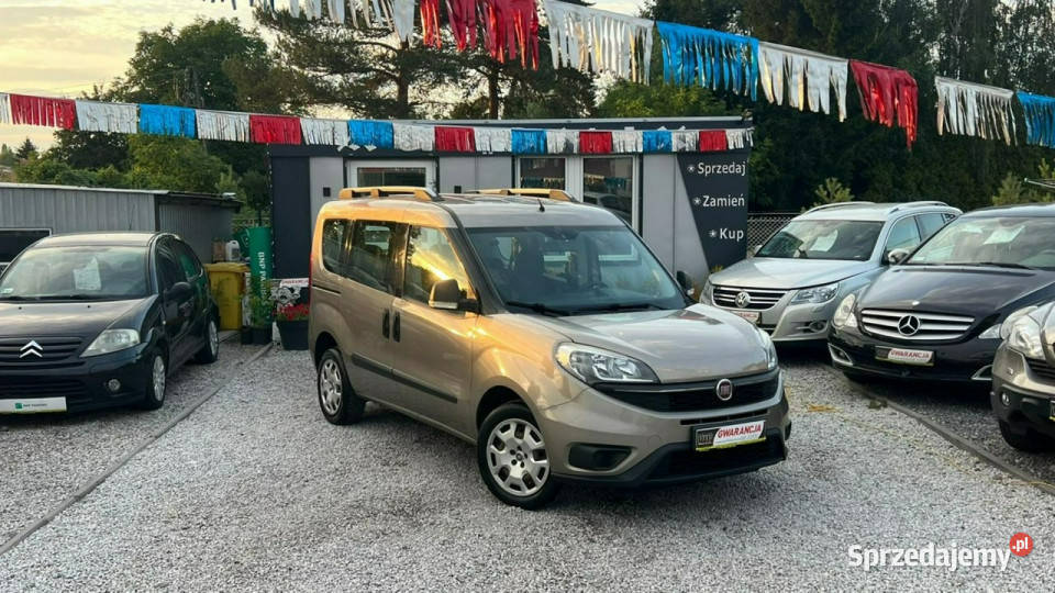 Fiat Doblo 7 os 14 Benz Fabryczne LPG Salon I Wł wspomaganie kierownicy Świdnica