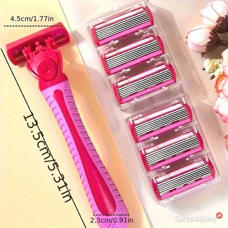 Maszynka Do Golenia Damska 6 Warstwowa12 Ostrzy Płock sprzedam