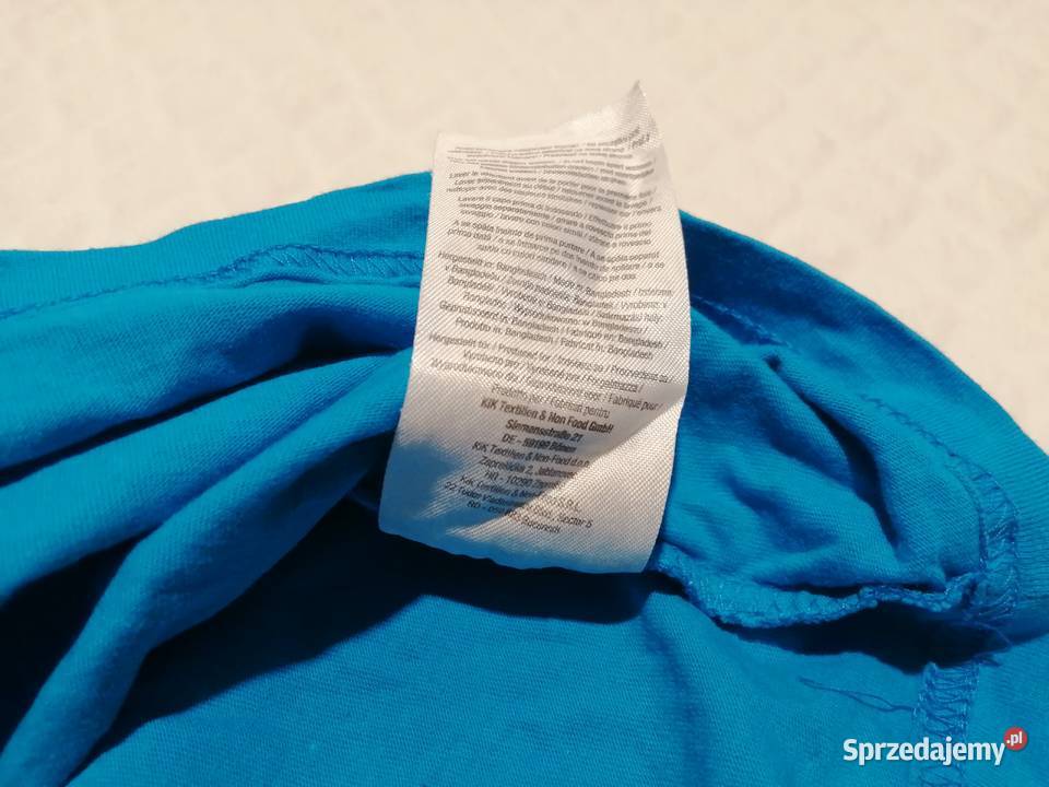 Koszulka długi rękaw KiK 110 awesome niebieska Czeladź