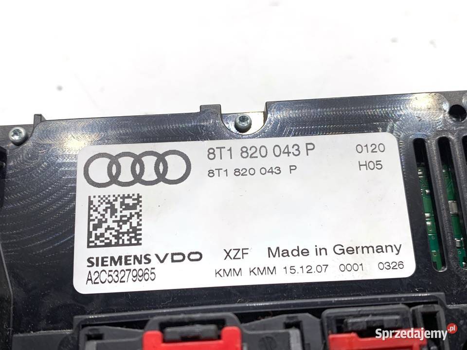PANEL STEROWANIA NAWIEWU AUDI A4 B8 8T1820043P podkarpackie
