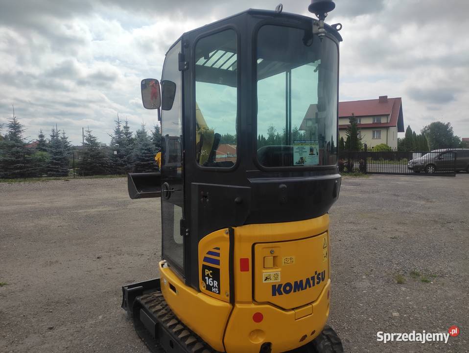 Minikoparka KOMATSU PC 16 R 2018r 1800mtg Ryżki
