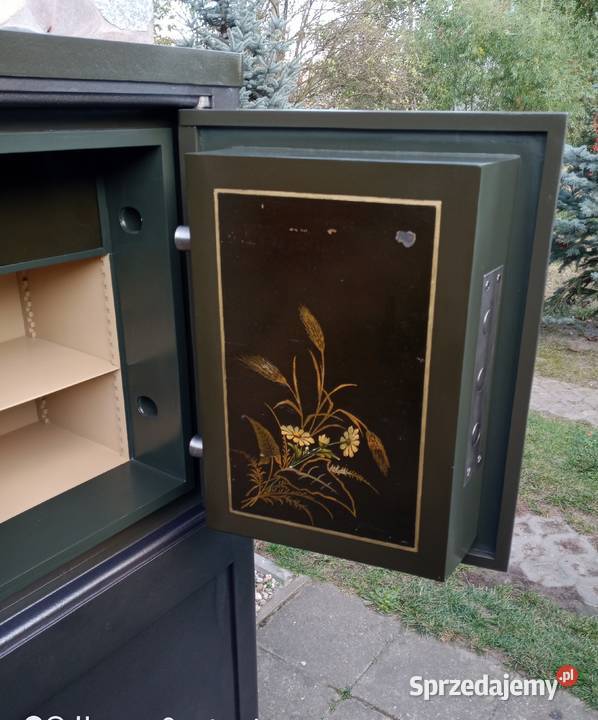 Zabytkowy Stary Sejf loft kasa w stylu Nowy Tomyśl