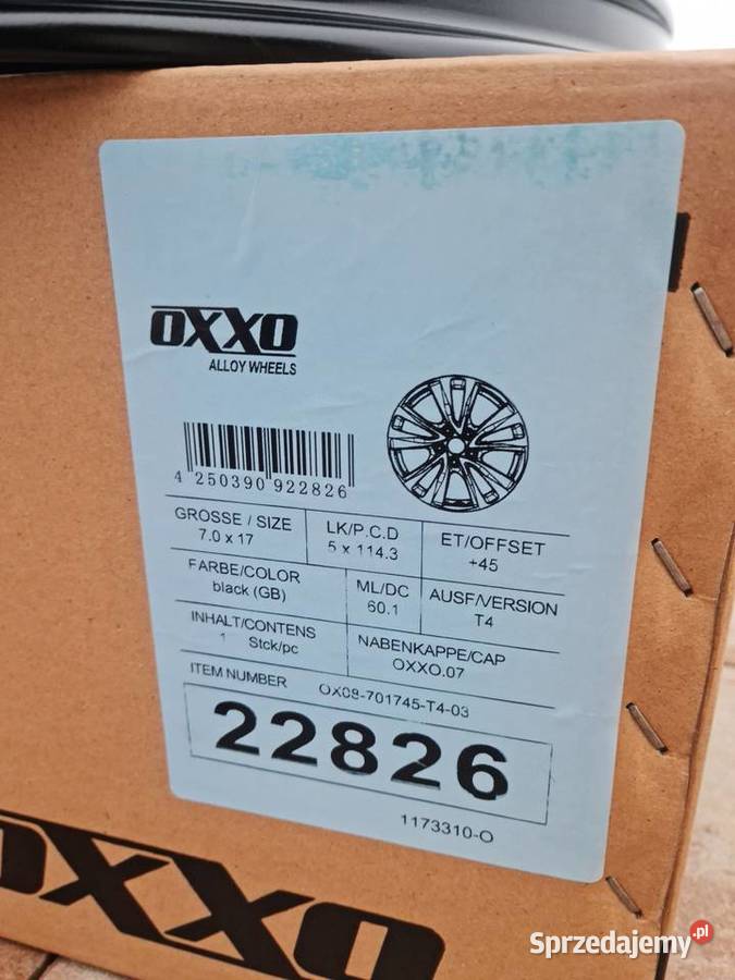 Nowe felgi 17 5X1143 Toyota RAV4 Auris Corolla Pilzno