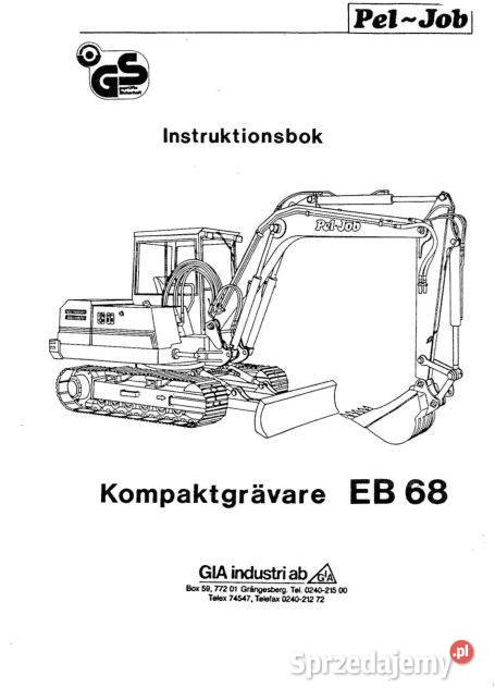 PelJob EB506 EB68 instrukcja obsługi DTR Kielce