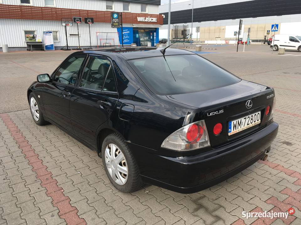 Lexus IS 200 2000 r 155 Benzyna Wer prestige Zarejestrowany w Polsce Warszawa