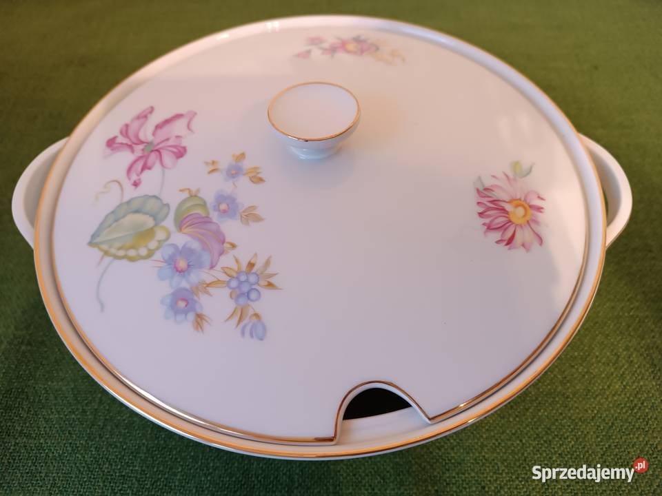 Waza do zupy piękna sygnowana porcelana małopolskie Gorlice