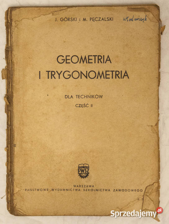 Geometria i trygonometria dla techników część II Górski Pęcz