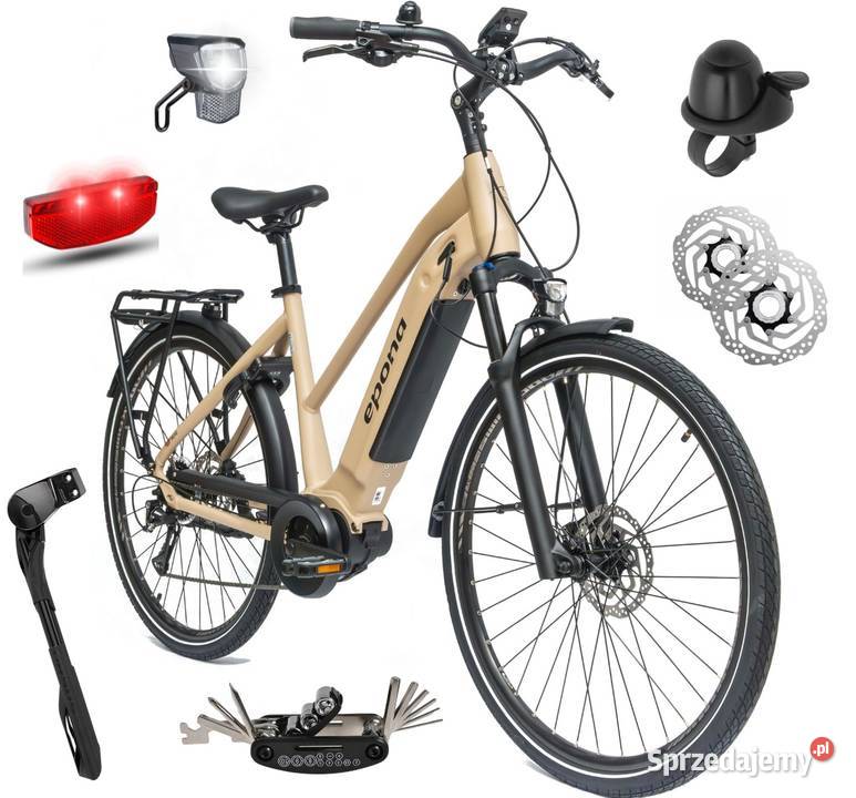 Rower Elektryczny Damski Męski Trekkingowy 28