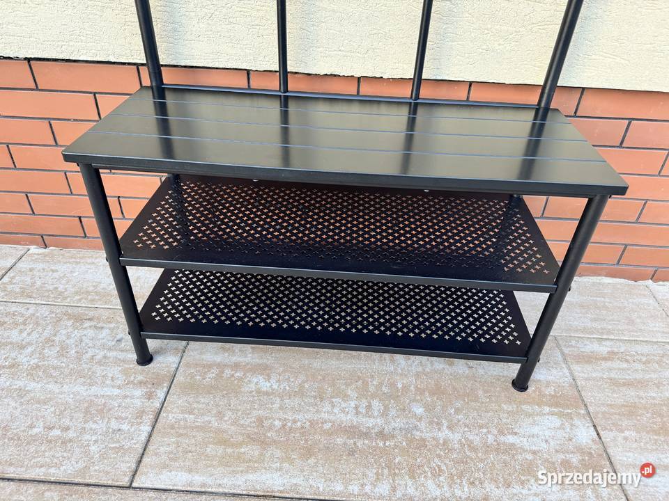 Wieszak przedpokój półka na buty Ikea metalowa Sulbiny