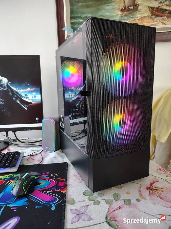 Wydajny Komputer do Gier i Nauki RX 470 8GB Nowa Komputery stacjonarne Kielce